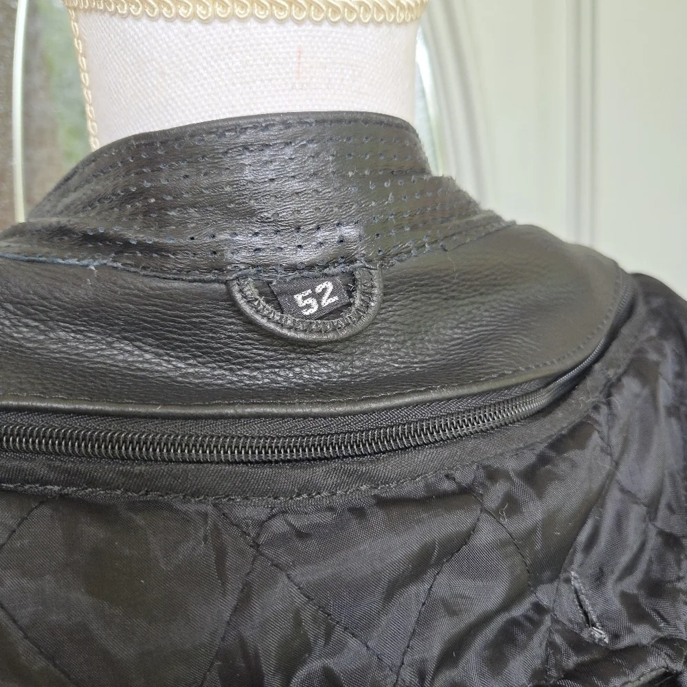 Pro-Rider Leather USA Black Leather Jacket